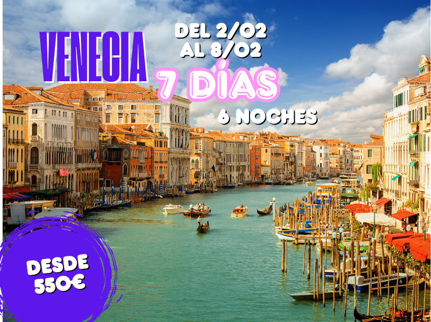 Venecia vuelo más hotel